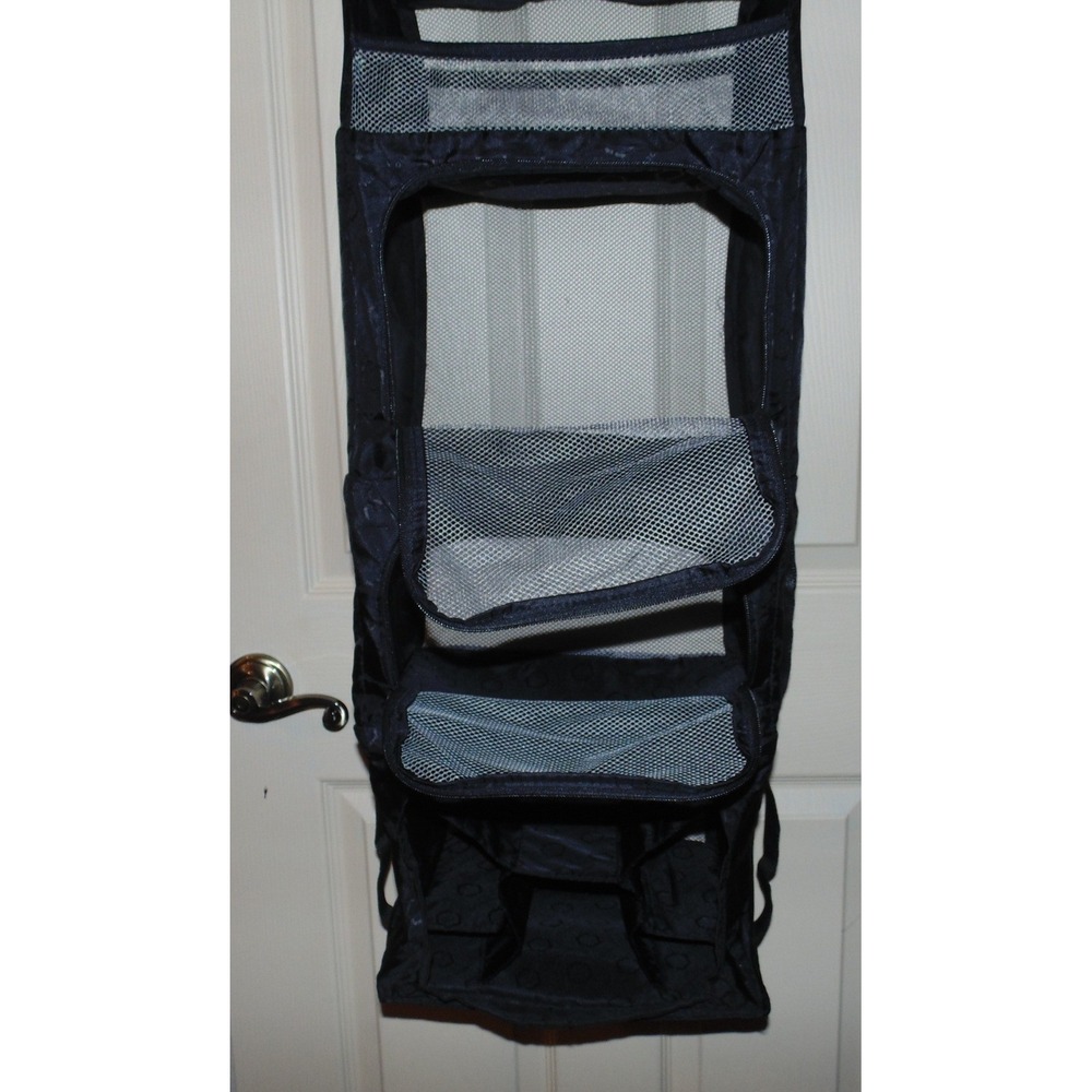 Solgaard Carry-On Closet Travel Organizer Black Hanging Shelves - Picture 5 of 13